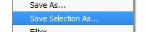 QGIS Save Selection As