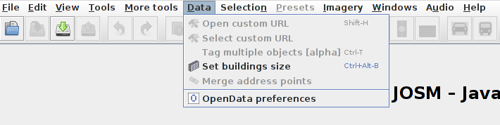 Opendata preferences