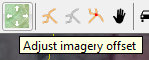 adjust imagery offset button