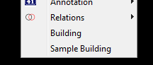 sample building menu