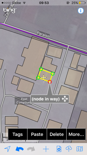 node in a way