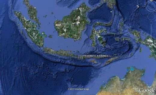 Google Earth Lombok 