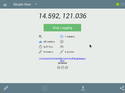 GPSLogger for Android